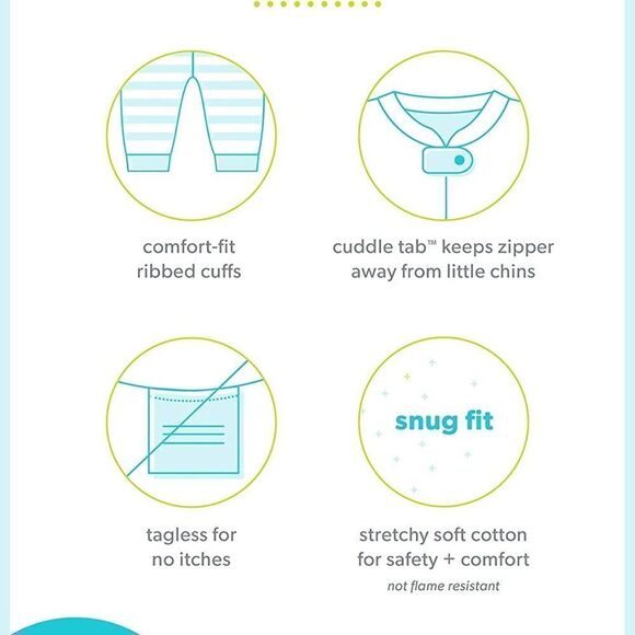 COPY - Carter's Baby Girls' Snug-Fit Footless Cotton Pajamas 12M NWOT elephant … - Picture 5 of 6